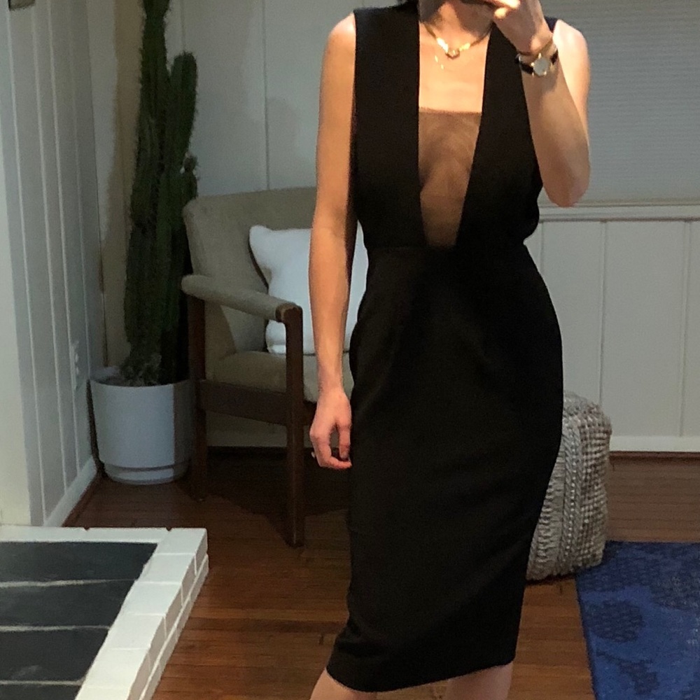 Solace London midi cocktail dress